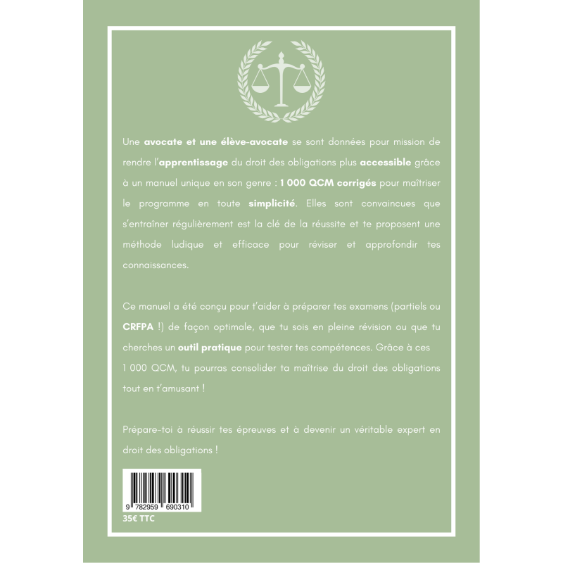 1000 QCM - Droit des obligations (CRFPA)