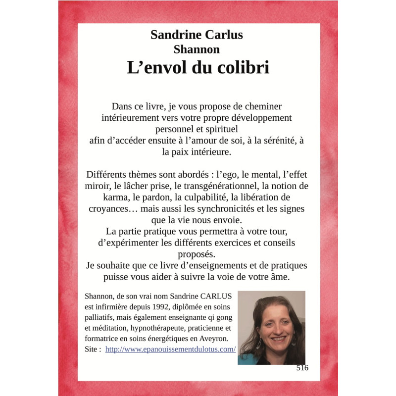 L'envol du colibri