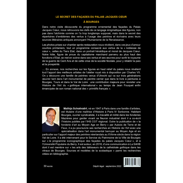 Le secret des fa&ccedil;ades du Palais Jacques Coeur &agrave; Bourges
