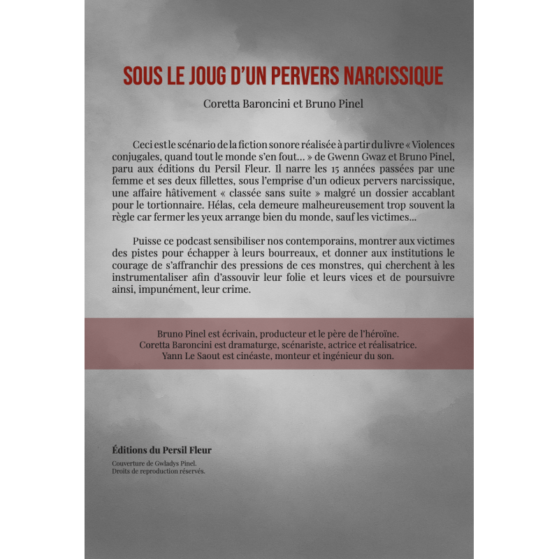 Sous le joug d'un pervers narcissique Sous le joug d'un pervers narcissique