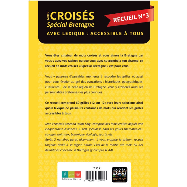 Mots crois&eacute;s BRETAGNE n&deg; 3