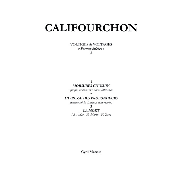 Califourchon