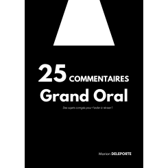 25 commentaires d\'arr&ecirc;t Grand Oral CRFPA